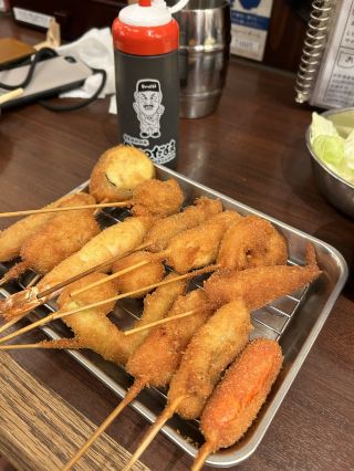 오사카 명물! 쿠시카츠 다루마.