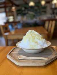 【福岡カフェ】喫茶店をリノベーションした可愛らしいカフェのかき氷🍧