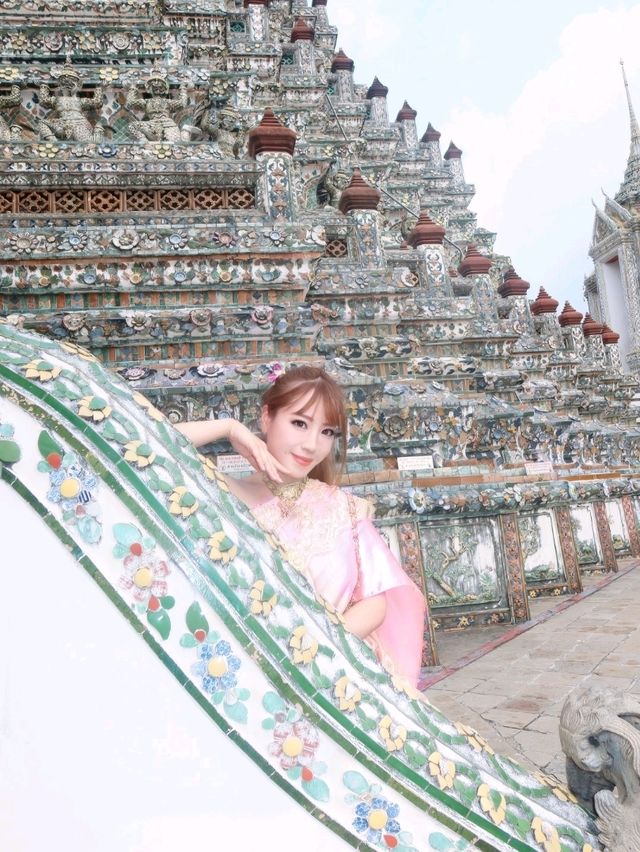 泰國曼谷黎明寺的傳統泰服打卡體驗🇹🇭