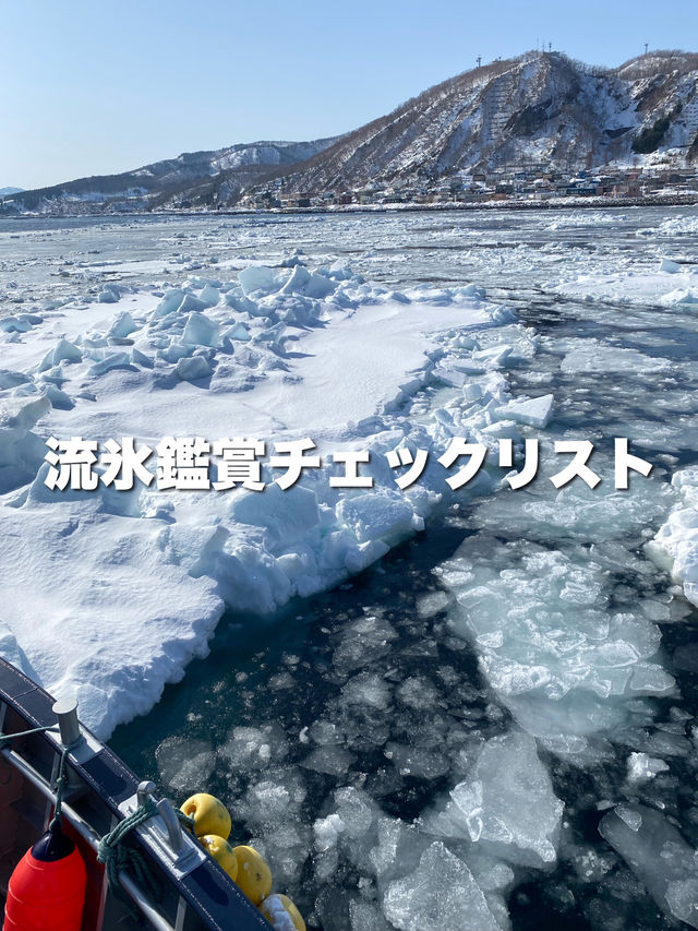 【北海道】流氷鑑賞チェックリスト