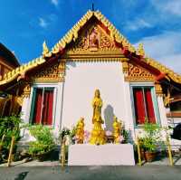 泰國曼谷湄南河畔皇家古跡寺廟景點:Wat Wiset Kan，適合拍照📸打卡