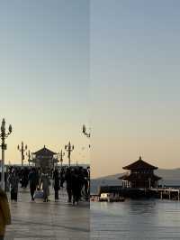 일출이 예뻤던 칭다오 잔교