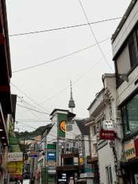 Cute Comic Street in Myeongdong, Seoul