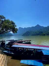 panoramic view in Ba Be lake 