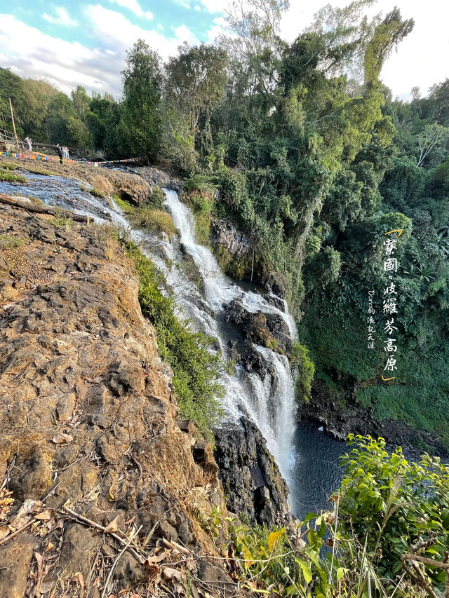 📍寮國必踩景點。巴色環線波羅芬高原瀑布天堂Tad Gneuang Waterfall