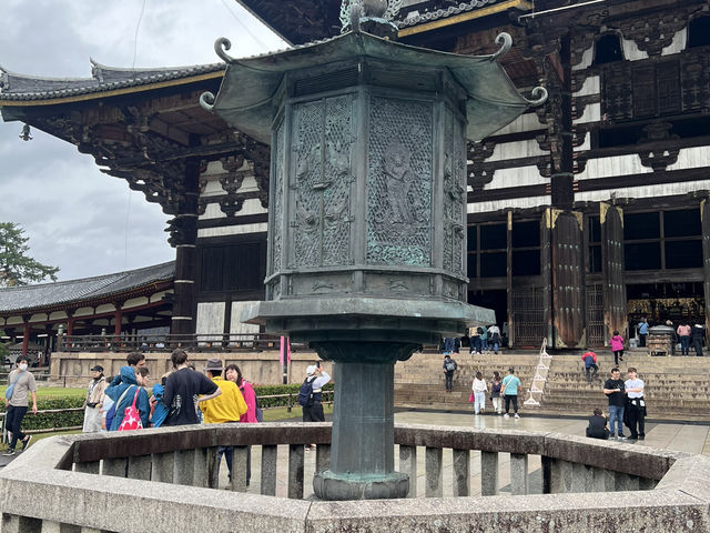 Majestic Todai-ji: Where Ancient Beauty Meets Tranquil Nature