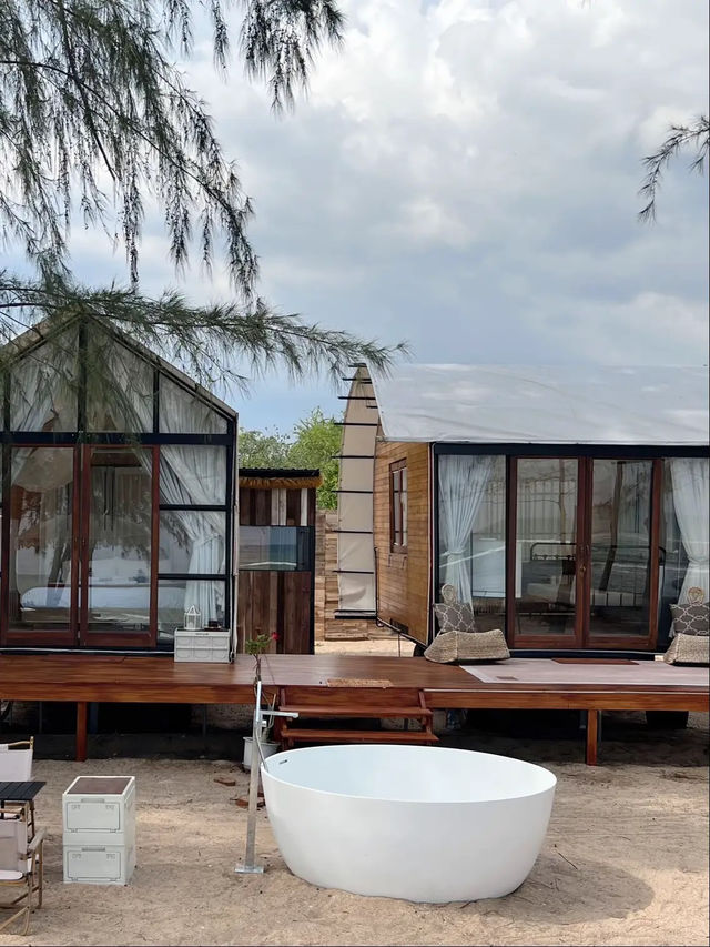 ไปนอนบ้านพักติดทะเล✨🏝️ แบบส่วนตัวที่สัตหีบ