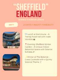 Sheffield 2-days itinerary 