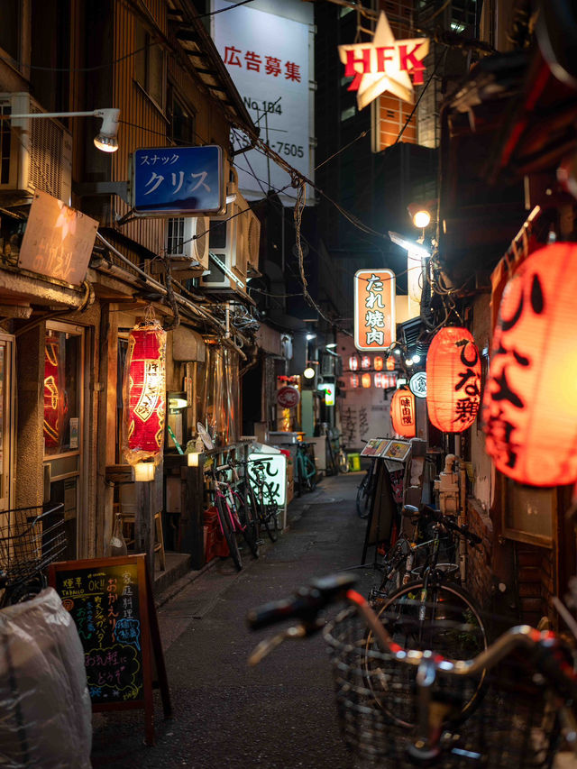 【レトロな光と影が交差する】三角地帯の夜スナップ📸🏮