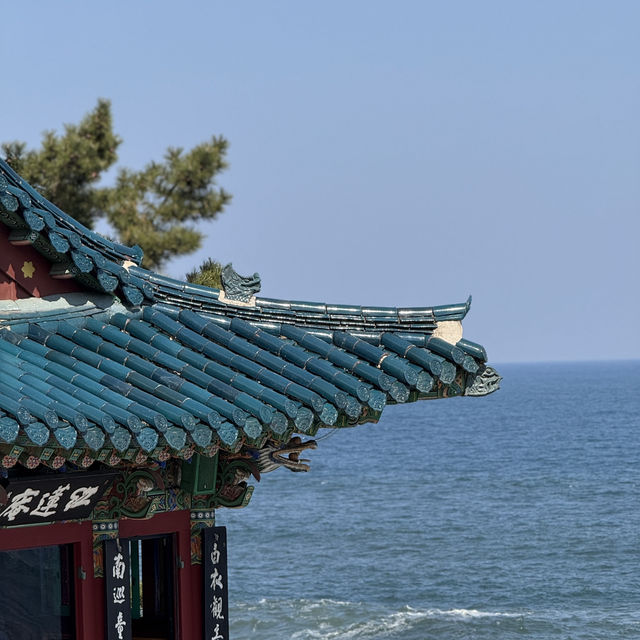눈 내린 3월의 낙산사, 설악산과 바다를 품은 고요한 사찰