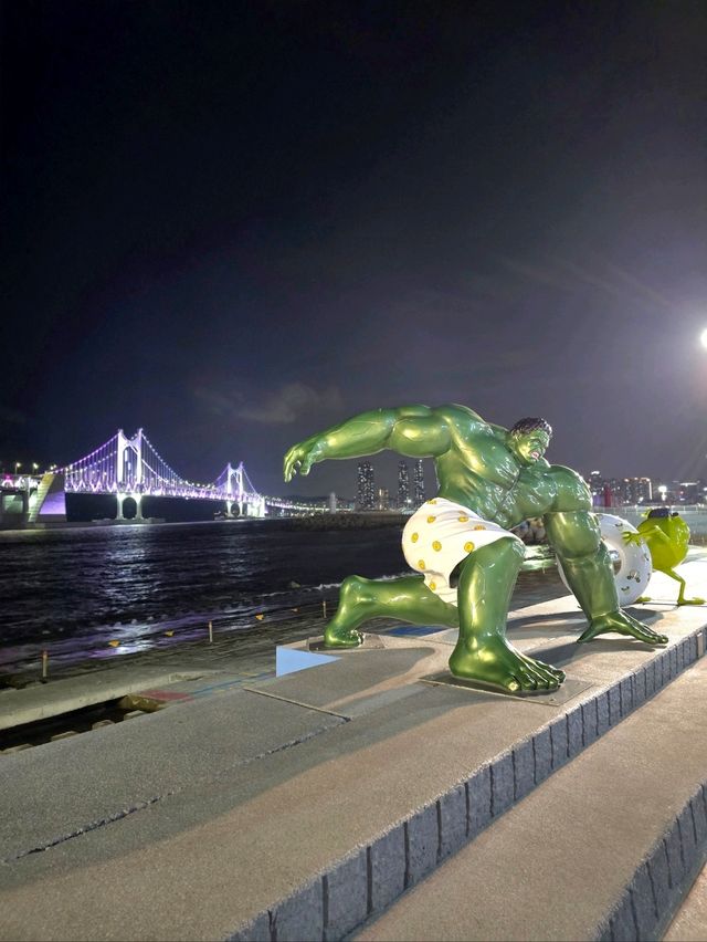 쾌적하고 더예뻐진 광안대교뷰 민락수변공원💚