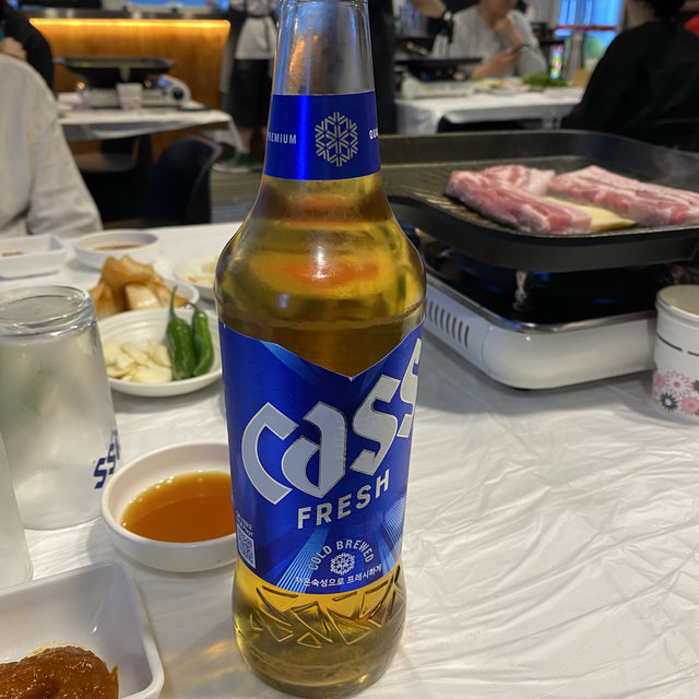 【ホンデ🇰🇷 プルトゥンヌンテジ】ミナリサムギョプサルを食べるならここ‼️また行きたい行列必須人気店