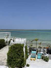 沖繩小希臘島🛼瀨長島Umikaji Terrace🏝️放空足湯🩱