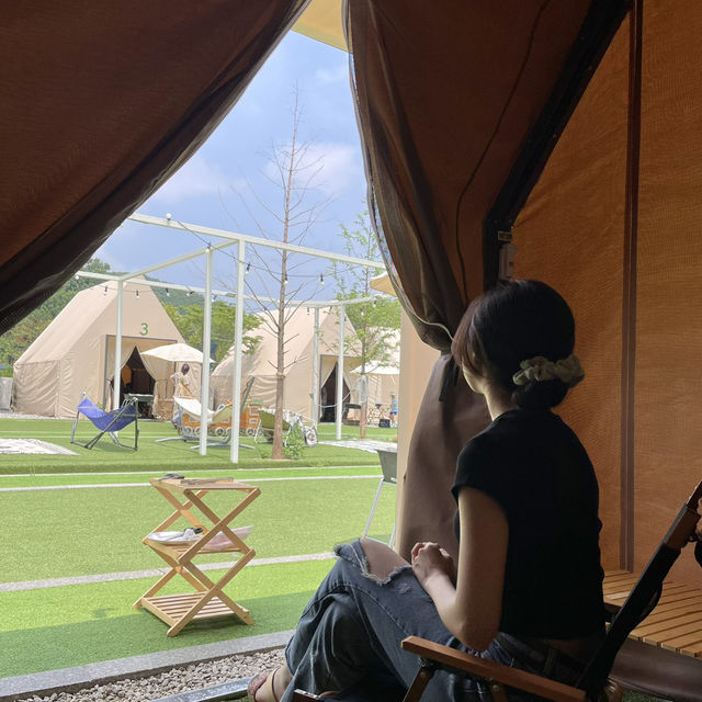 🏕️ 서울 글램핑의 새로운 매력, 무수아취에서 만난 힐링 데이 ☀️