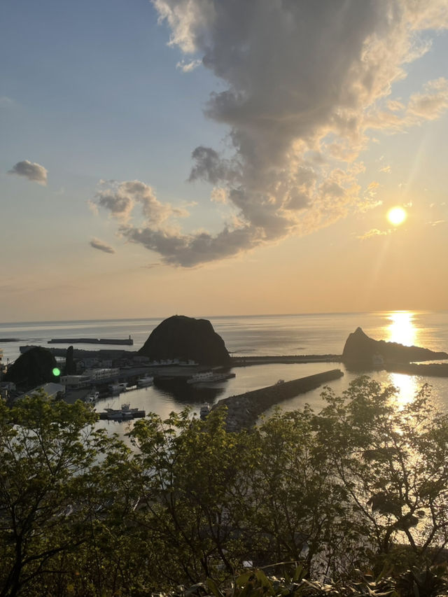 知床日落：流動的色彩，心靈的沉醉