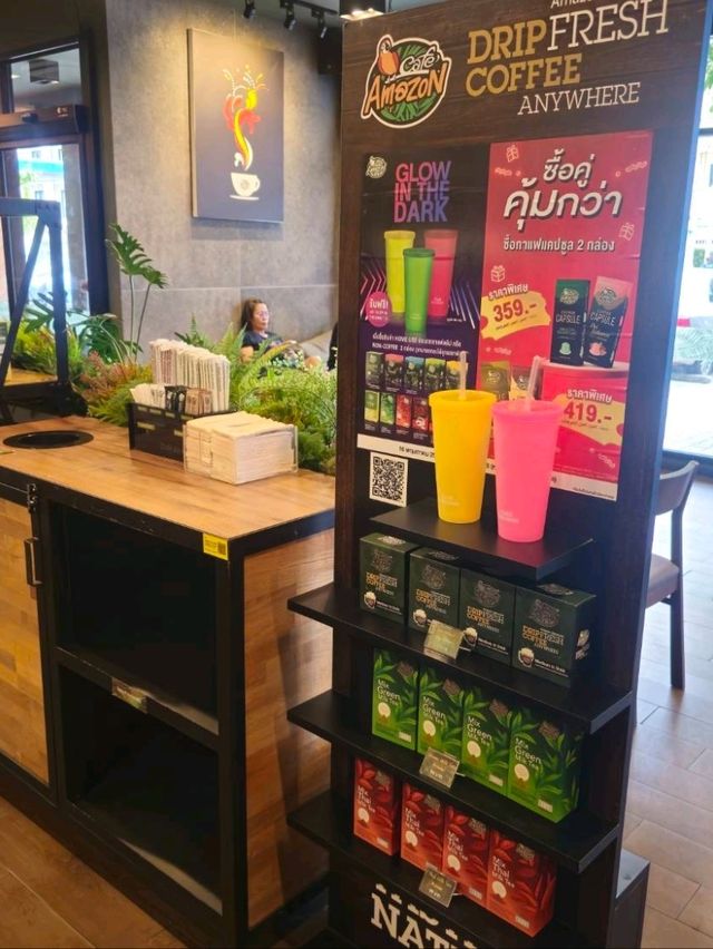 🦜รีวิว Café Amazon – ปตท.บางแสน