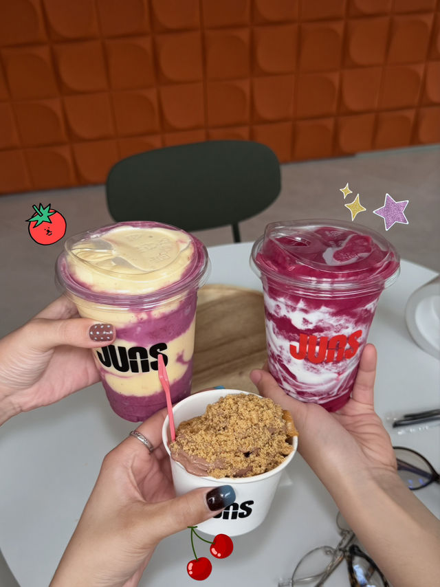  Juns (Jusu Juice Bar) บางแสน 🍒🍇🍅