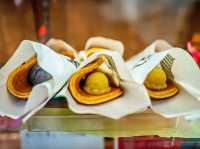Food trip at Nakamise-dori street