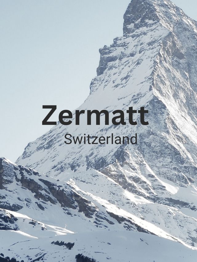Zermatt, Hello Matterhorn 🏔️