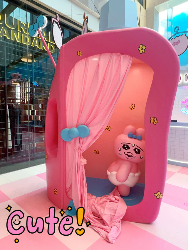香港尖沙咀The ONE商場迎來褲褲兔夏日泡泡快閃展😆