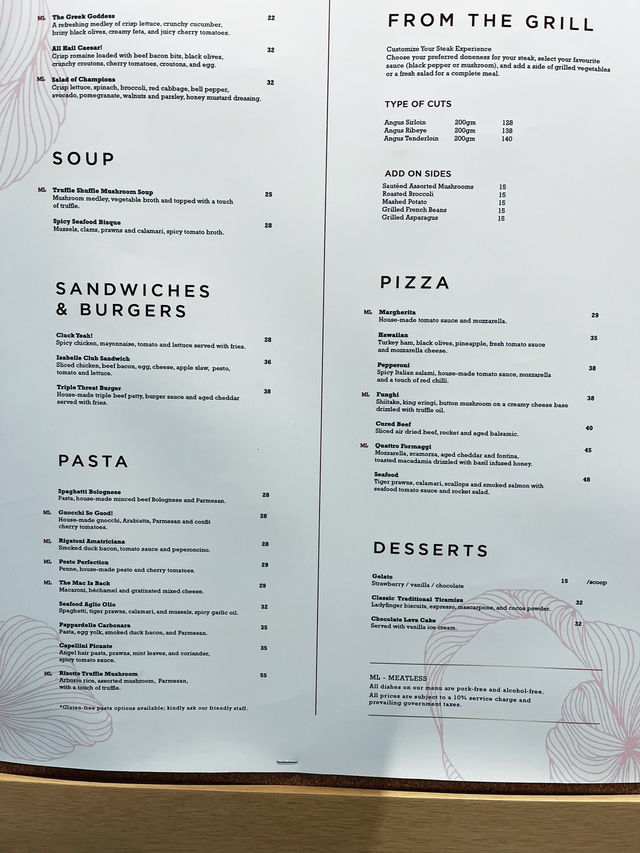 Isabelle Restaurant: Lush Dining Escape with Signature Delights