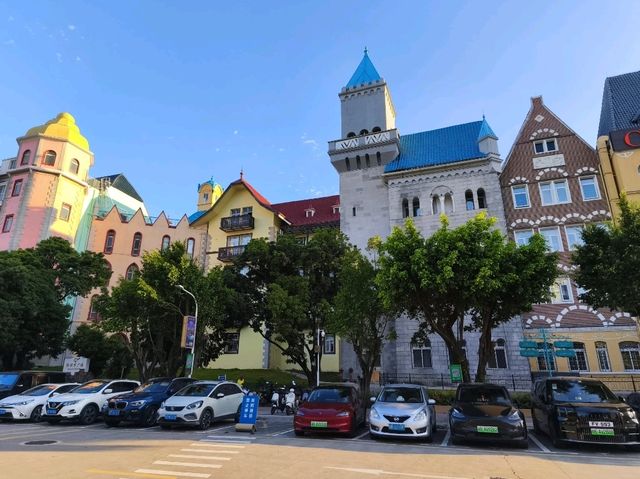 梅拉尼亞小鎮西式建築美景
