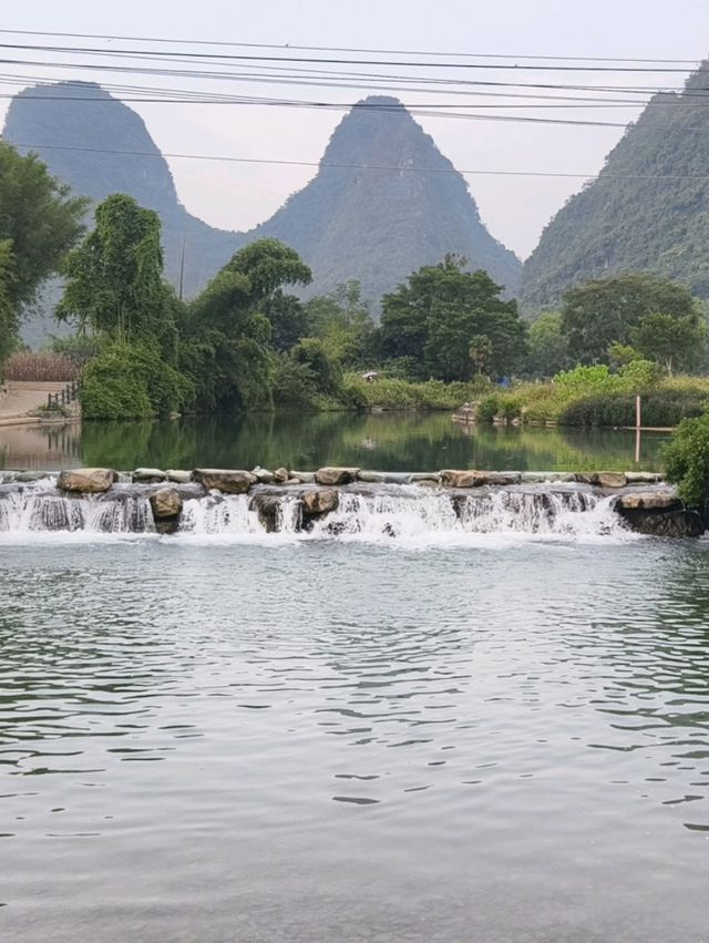 打卡小眾桂林陽朔遇龍河小橋美景🤩