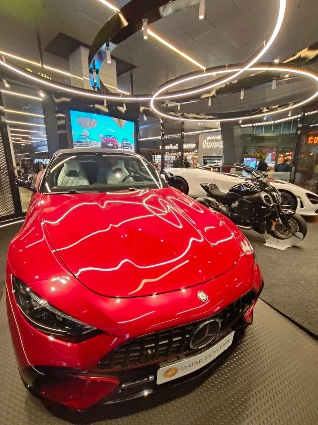 Between Benz and Bear: A Surreal Stroll Through Hamad Airport