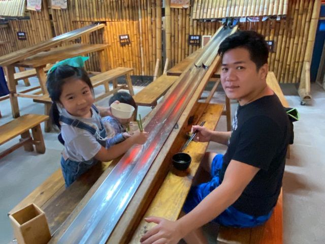 親子DIY山間體驗麵線製作的樂趣