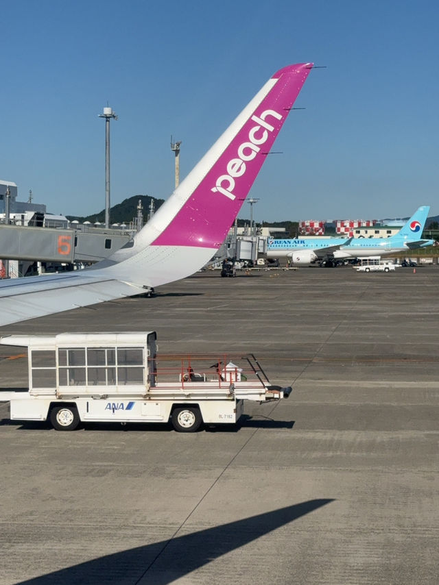 Kagoshima airport at Kyushu, Japan Kagoshima airport at Kyushu, Japan
