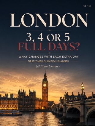 ไปลอนดอนครั้งแรกกี่วันดี? วางแผนเที่ยว 3, 4 หรือ 5 วันเต็มๆ 🇬🇧
