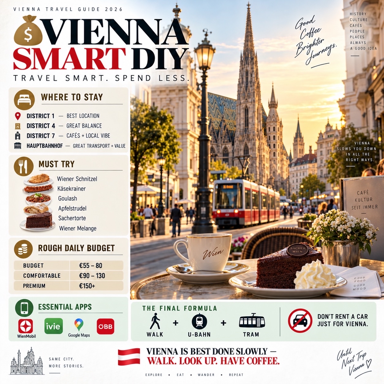 🇦🇹 VIENNA DIY GUIDE 2026 — 3 DAYS DONE RIGHT