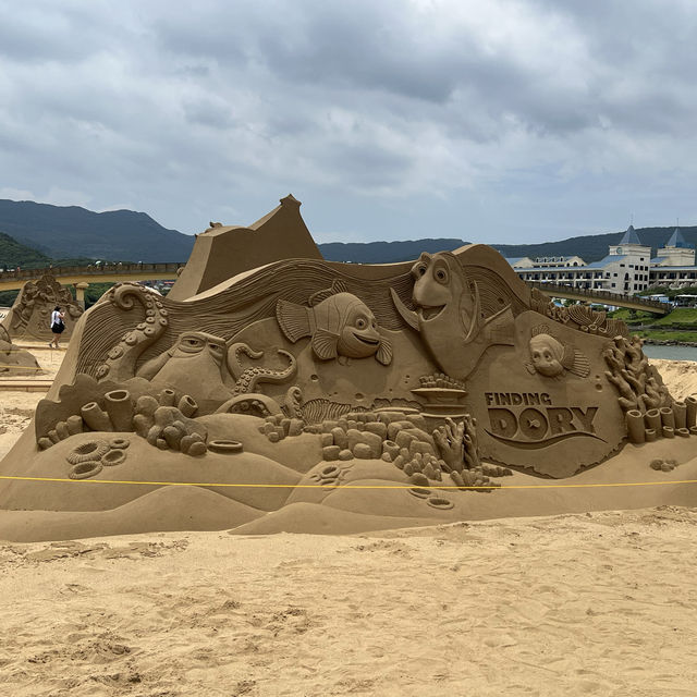 福隆國際沙雕藝術季：迪士尼百年慶典