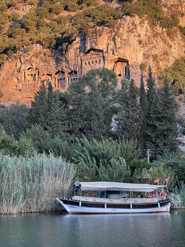 Turkey: Dalyan ancient tombs