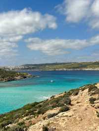 Coast of Malta with stunning clear waters