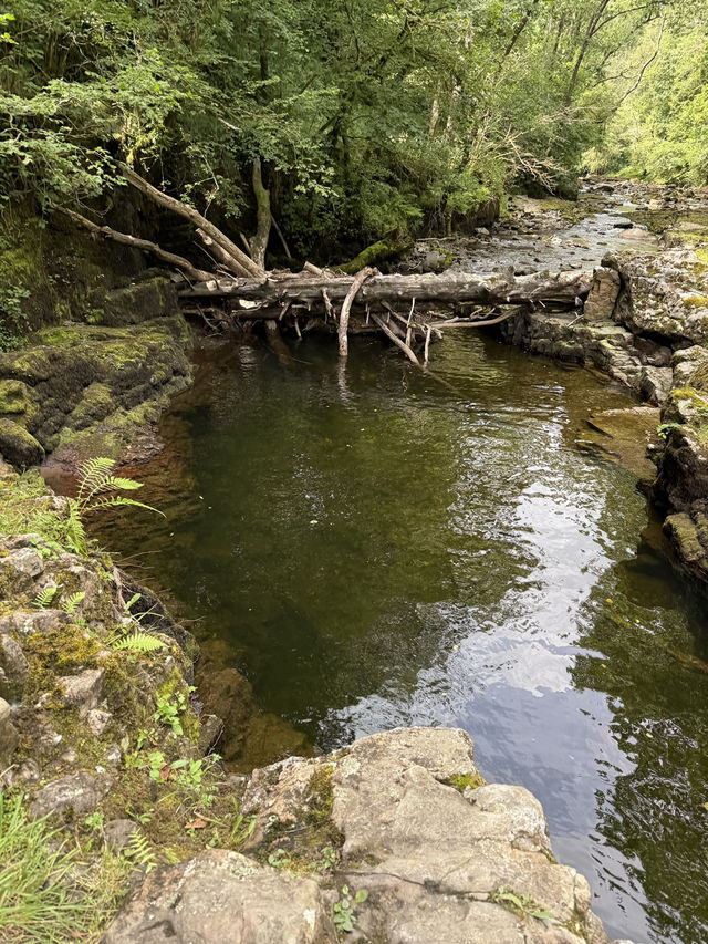 Waterfall Country In The Beautiful Brecon Beacons, A Natural Wonder Of Wales 