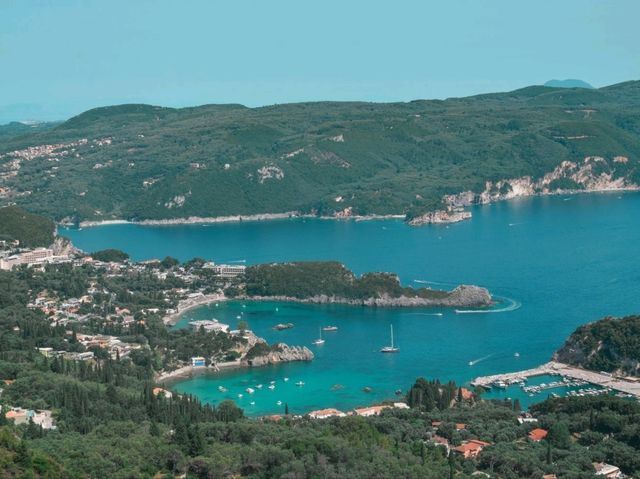 Corfu's Pretty Bella Vista Viewpoint
