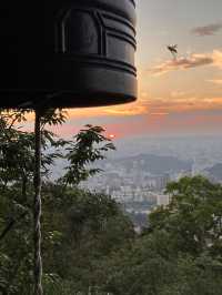 Grand scenery at Lingxiao Temple at Maokong Gondola