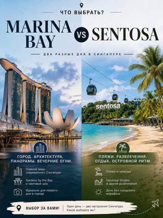 🇸🇬 Marina Bay or Sentosa?