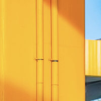 Blue Sky & Yellow Frame
