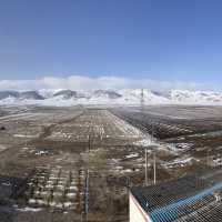  Winter Land at Frozen Qinghai Lake