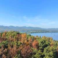 Leifeng pagoda in the autumn colors