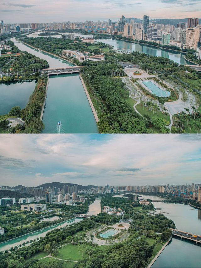 “人在海上，海在城中”說的就是廈門白鷺洲筼筜湖！