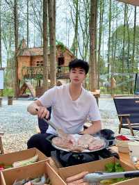 在成都周邊營地烤肉|小狐狸太可愛了！