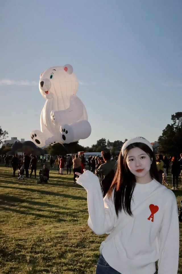 NIHAO!CHINA飄飛在新西蘭懷卡托熱氣球節上空