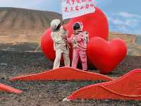 在內蒙古來到外太空的烏蘭哈達火山