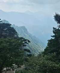 明堂山主峰海拔1563米，位於長江和淮河兩大流域的分水嶺。景區內提供的特色項目有「步步驚心」高空體驗。