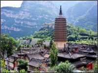 黑神話古建築覺山寺。