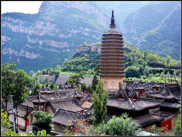 黑神話古建築覺山寺。