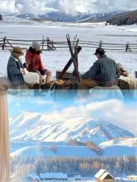 阿勒泰！雪景木屋！！二人性價比超高。